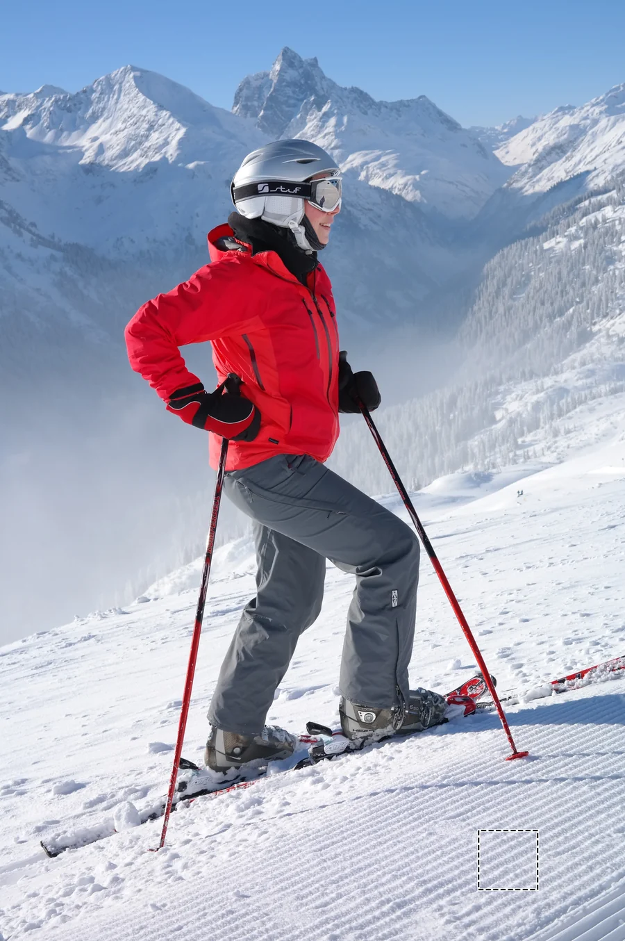 Original image with selected fragment highlighted