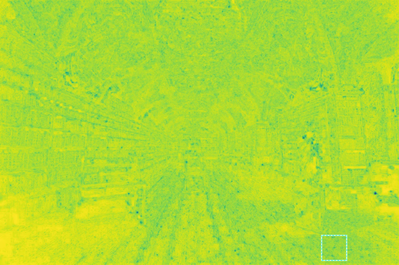 Aggregated distortion map (anisotropic)